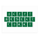 happy
 birthday 
 tommy  Postcards