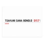 Tsakani Sana Bonolo   Postcards