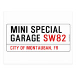 MINI SPECIAL GARAGE  Postcards