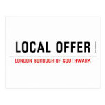 Local offer  Postcards