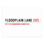 Floodplain lane  Postcards