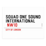 SQUAD ONE SOUND INTERNATIONAL   Postcards