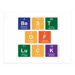 Best
 Of
 Luck  Postcards
