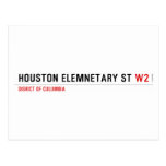 houston elemnetary st  Postcards