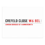 Crefeld Close  Postcards