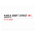 Karla Croft Street  Postcards