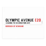 Olympic Avenue  Postcards