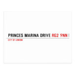 PRINCES MARINA DRIVE  Postcards