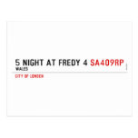 5 night at fredy 4  Postcards