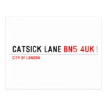 Catsick Lane  Postcards