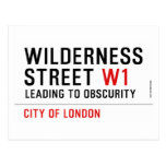 Wilderness  Street  Postcards