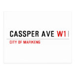 Cassper ave  Postcards