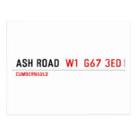 Ash road   Postcards