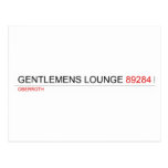 Gentlemens Lounge  Postcards
