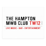 the Hampton  MWB Club  Postcards
