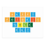 Happy 
 Periodic
 Table 
 Day  Postcards