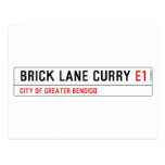 Brick Lane Curry  Postcards