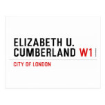 ELIZABETH U. CUMBERLAND  Postcards