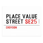 Place value Street  Postcards