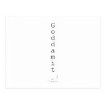 G o d d a m i t   Postcards