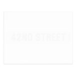 42nd STREET  Postcards