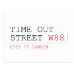 Time out Street  Postcards