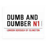 DUMB AND DUMBER  Postcards