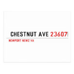  Chestnut Ave  Postcards