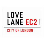 Love lane  Postcards