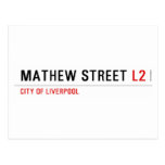 Mathew street  Postcards