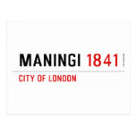 MANINGI  Postcards