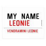 my  Name   Postcards
