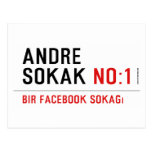 ANDRE SOKAK  Postcards