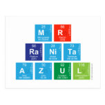 Mr
 RANITA 
 Azul  Postcards