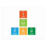 I
 Lv
 You  Postcards