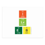 I
 Lv
 EB  Postcards