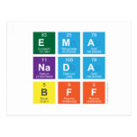 ema
 nada
 bff  Postcards