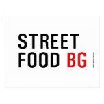 Street Food  Postcards