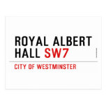 ROYAL ALBERT HALL  Postcards