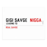 GiGi savge   Postcards