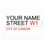 Your Name Street  Postcards