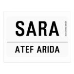 sara  Postcards