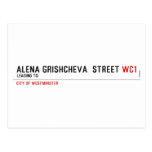 ALENA GRISHCHEVA  STREET  Postcards
