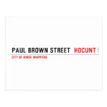 paul brown street   Postcards