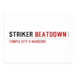 STRIKER  Postcards