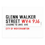 glenn walker street  Postcards