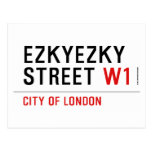 ezkyezky Street  Postcards