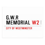 G.w.r memorial  Postcards