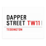 DAPPER Street  Postcards