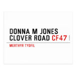 Donna M Jones Clover Road  Postcards